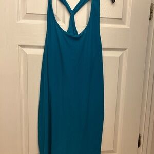 Teal Sleeveless Bathing suit Coverup Dress Size L/XL NWOT